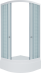 Душевой уголок Triton Вельвет Щ0000041126 90х90 см, белый - фото №6