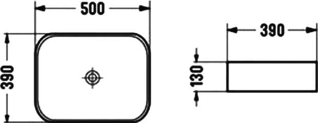 Раковина BOND S54-500 белая