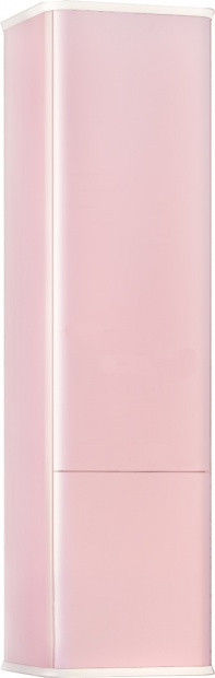 Шкаф-пенал Jorno Pastel 125 розовый иней