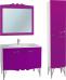 Тумба с раковиной Bellezza Эстель 100 фиолетовая - фото №3