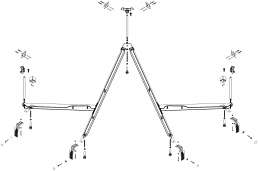 Каркас для ванны Cezares Cetina (CETINA-140-MF)