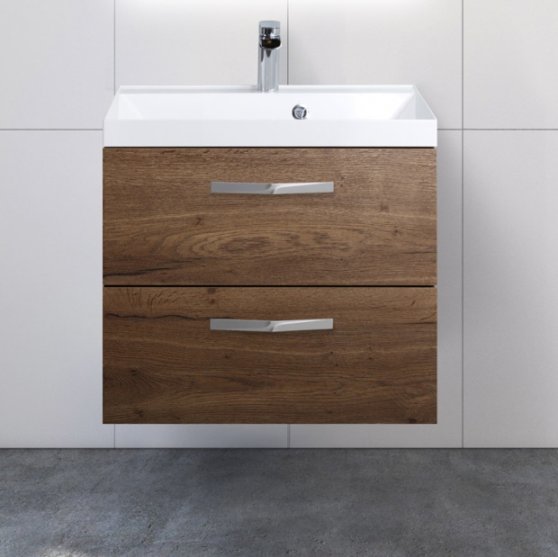 Тумба с раковиной BelBagno Aurora 60 rovere tabacco