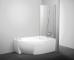 Душевая шторка на ванну RAVAK Chrome 150x85 правая (7QRM0100Y1)стекло Transparent - фото №1