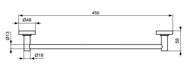 Полотенцедержатель Ideal Standard IOM (A9117AA)