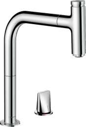 Смеситель для кухонной мойки HANSGROHE METRIS SELECT M71 73825000 хром