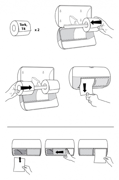 Диспенсер для туалетной бумаги Tork Elevation (557008-60)