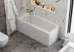 Акриловая ванна Vagnerplast Veronela 160x70 ультра белый - фото №3