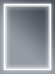 Зеркало Бриклаер Эстель-2 60 с подсветкой, сенсор на корпусе - фото №1