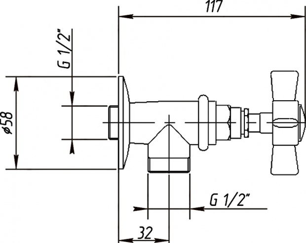 Вентиль для раковины Migliore Princeton (ML.PRN-858 Cr)