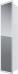 Шкаф-пенал с зеркалом Dreja Point 40 c подсветкой белый/универсальный - фото №6