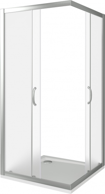 Душевой уголок GOOD DOOR INFINITY 80x80 (INFINITY CR -80-G-CH)