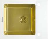 Мойка кухонная Seaman Eco Glass SMG-610W-Gold