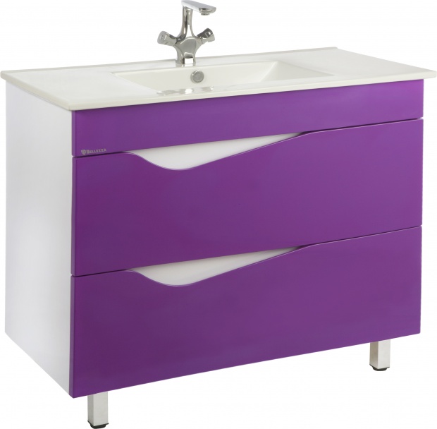 Комплект мебели Bellezza Эйфория 100 фиолетовая