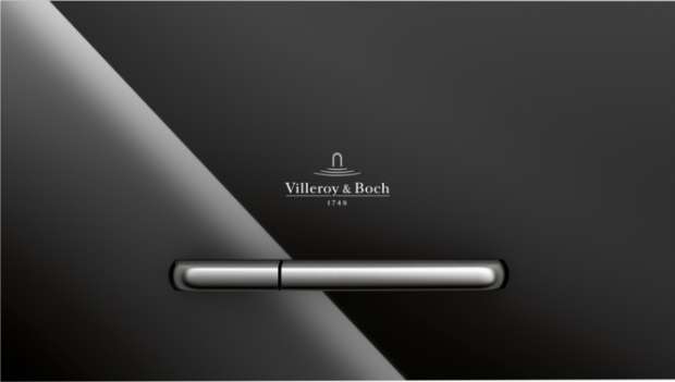 Клавиша смыва Villeroy&Boch Viconnect 922160RB чёрная глянцевая