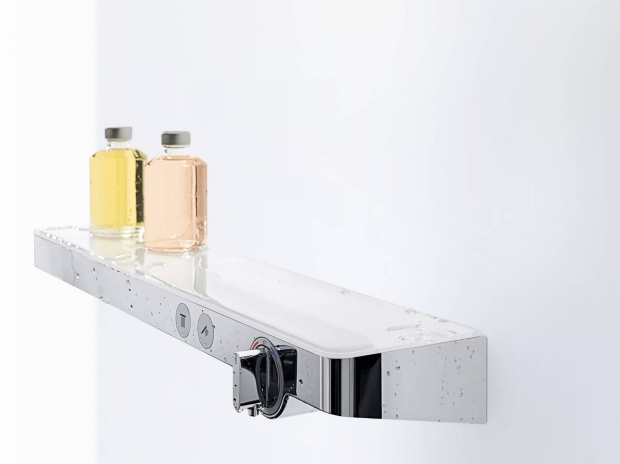 Термостат Hansgrohe ShowerTablet Select 13184400 для душа, белый, хром