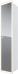 Шкаф-пенал с зеркалом Dreja Point 40 c подсветкой белый/универсальный - фото №7