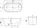 Акриловая ванна Art&Max AM-218-1500-750 150x75 - фото №3