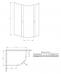 Душевой уголок RADAWAY PREMIUM PLUS E 90x120x170 стекло фабрик - фото №11