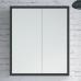 Зеркало-шкаф Corozo Айрон 60, черный, антик - фото №1