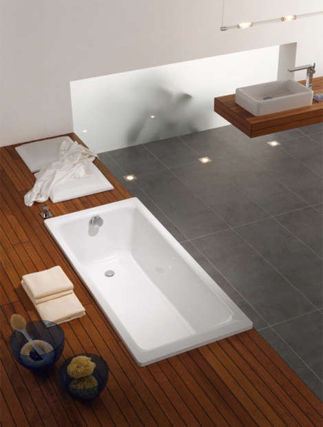 Стальная ванна Kaldewei Ambiente Puro 696 с покрытием Anti-Slip и Easy-Clean