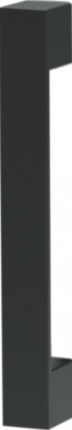 Душевой уголок Vegas Glass ZA-F Novo 100*90 02М 10 профиль черный матовый, стекло сатин