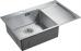 Мойка кухонная Paulmark Elde PM807851-BSL брашированная нержавеющая сталь - фото №3