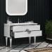 Комплект мебели OPADIRIS ИБИЦА 120 белый глянец, хром - фото №5