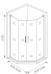Душевой уголок GOOD DOOR PANDORA 90x90 (PANDORA PNT-TD-90-T-CH) - фото №4