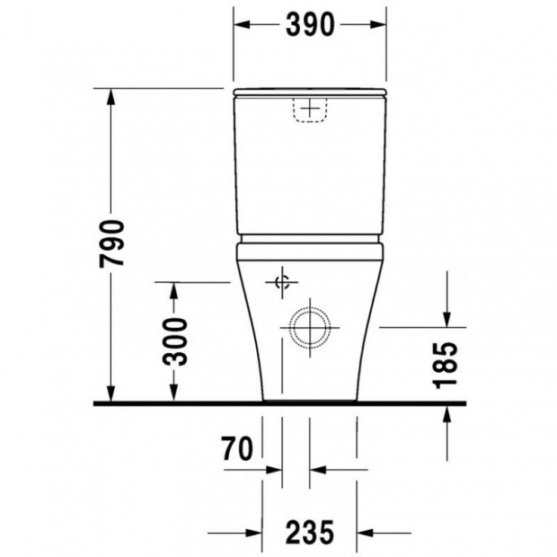 Унитаз напольный Duravit DuraStyle (215509)