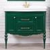 Комплект мебели ValenHouse Эстетика 100, зеленая, подвесная, ручки бронза - фото №3