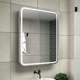 Зеркало-шкаф Art&Max Platino 55 R с подсветкой