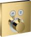 Термостат Hansgrohe ShowerSelect 15763990 для душа, полированное золото - фото №1