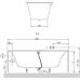 Ванна акриловая VILLEROY&BOCH LA BELLE 180x80 (UBQ180LAB2V-01) - фото №5