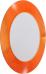Зеркало круглое Laufen Kartell by Laufen 80 оранжевое, с подсветкой - фото №12