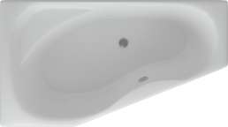 Акриловая ванна Aquatek Медея MED180-0000037 170x95 L, вклеенный каркас