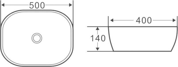 Раковина BelBagno BB1302-H316