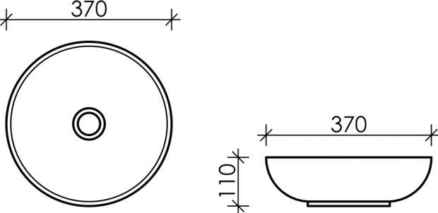 Раковина Ceramica Nova Element CN6020