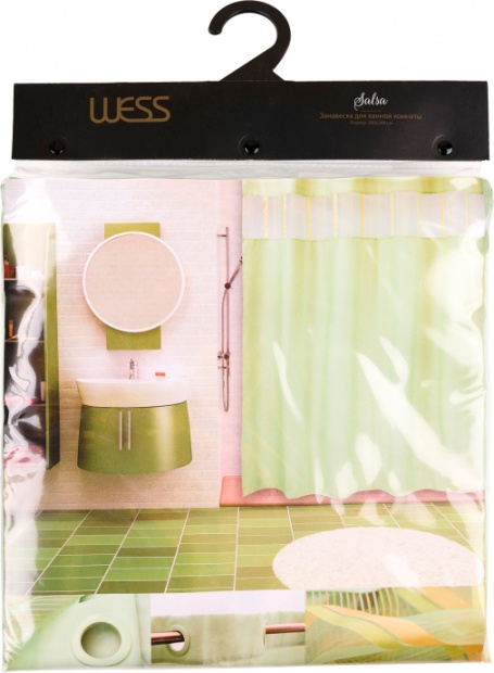 Штора для ванной Wess T584-5 Salsa