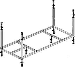 Каркас для ванны Cezares Metauro (METAURO-Central-MF)