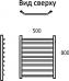 Полотенцесушитель водяной Тругор ЛЦ 80x50 (ЛЦнп28/8050) хром - фото №2