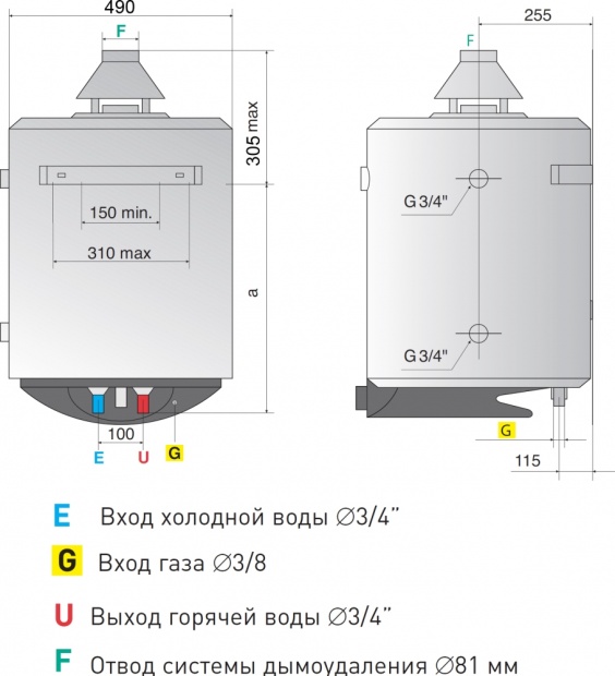 Водонагреватель накопительный Ariston SUPERSGA 80 R (6269)