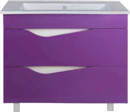 Тумба для комплекта Bellezza Эйфория 105 фиолетовая