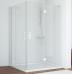 Душевой уголок Vegas Glass AFA-F 120*110 01 01 R профиль белый, стекло прозрачное - фото №2