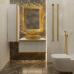 Комплект мебели Armadi Art Vallessi Avangarde 80 белая, золото - фото №1