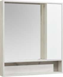 Зеркало-шкаф АКВАТОН ФЛАЙ 80 белый (1A237702FAX10)