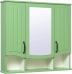 Зеркало-шкаф Runo Марсель 80, зеленый - фото №4
