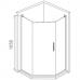 Душевой уголок GOOD DOOR PANDORA 100x100 (PANDORA PNT-100-T-CH) - фото №4