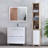 Комплект мебели Vigo Grani 75 напольная, 2 ящика, белая