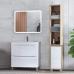 Комплект мебели Vigo Grani 75 напольная, 2 ящика, белая - фото №1