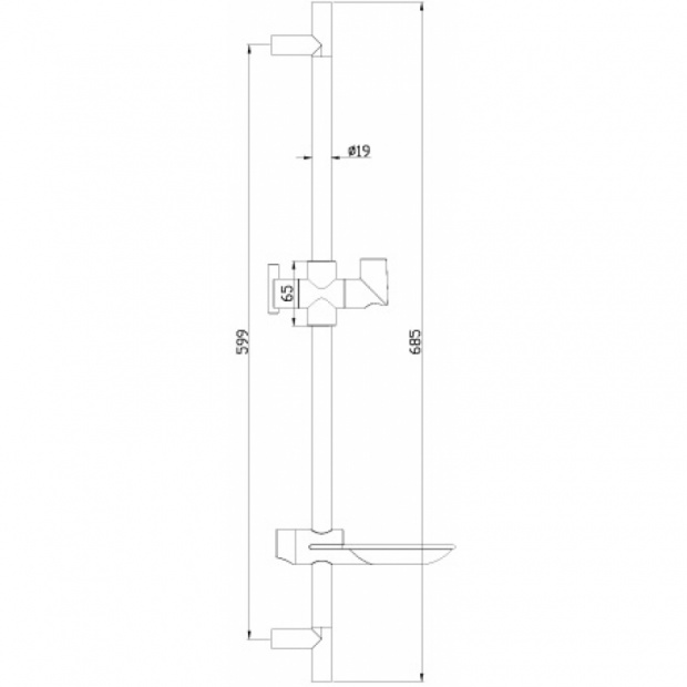 Душевая штанга Lemark LM8062C